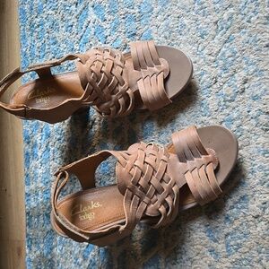 Clark's high heel sandles, size 10 brand new, never worn
